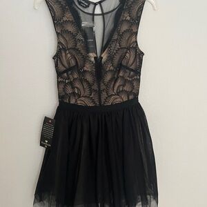bebe Black Lace Dress